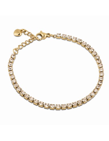 OPS GLIMMER bracciale tennis 3mm pvd oro beige